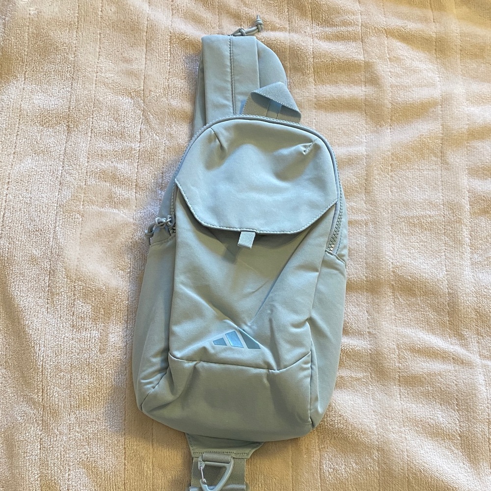 Adidas Essentials 3 Mint green blue Sling Bag